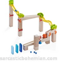 HABA Ball Track Basic Switch Track 41 Piece Wooden Marble Run with Plastic Elements Made in Germany B06WGZGJ3M